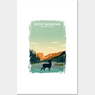 Rocky Mountain National Park Travel Poster Posters and Art